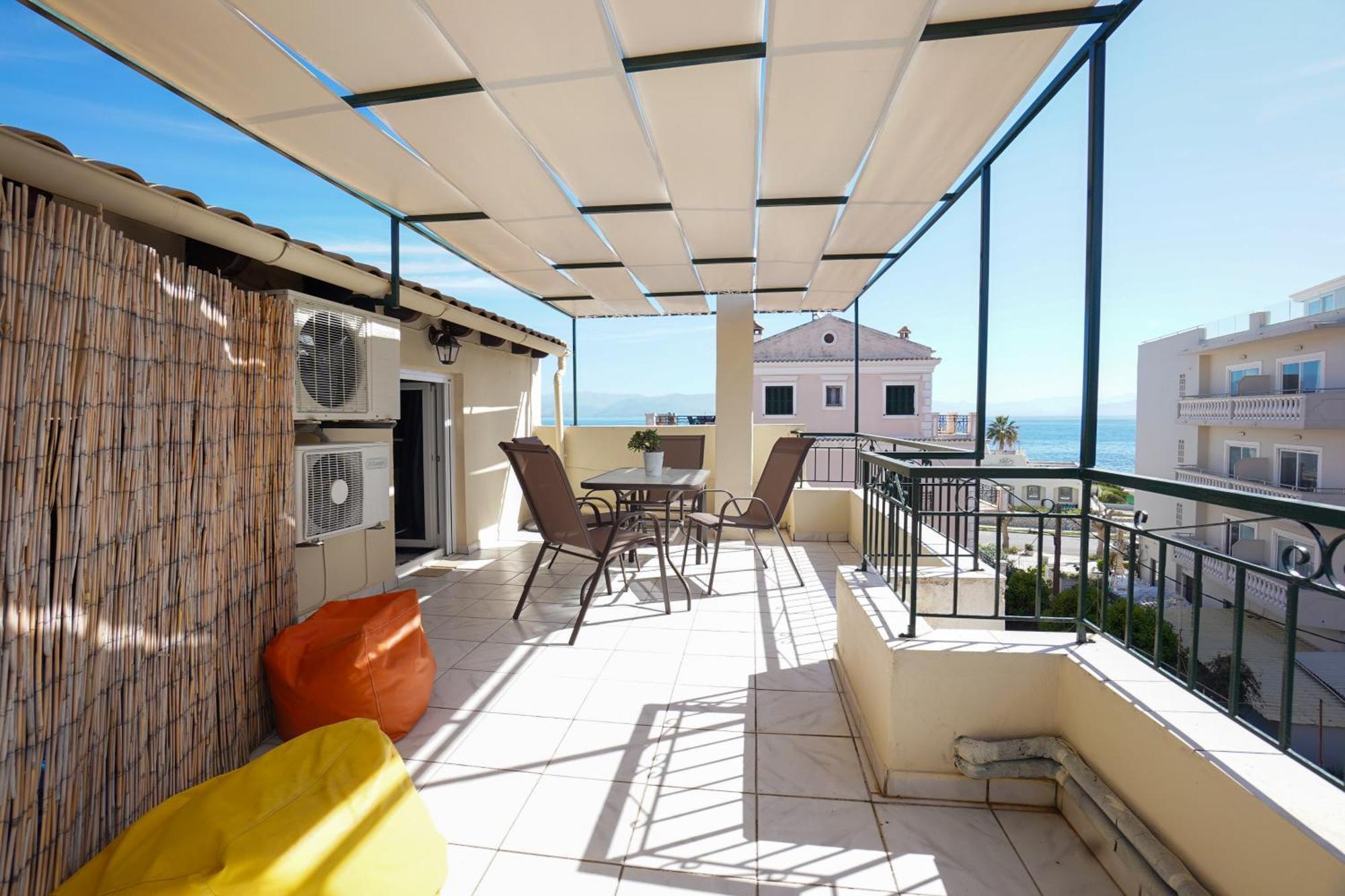 Anemomilos Sea View Penthouse コルフ島 エクステリア 写真